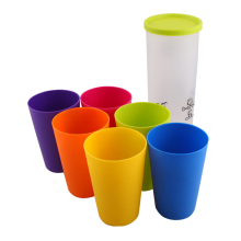 可買思KOMAX塑料彩色水杯套裝創意杯子茶杯辦公塑料杯套裝30129 - 京東觸屏版